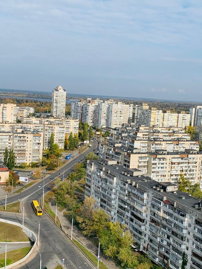 Penthouse Apartment Panoramic View Kiev Dış mekan fotoğraf